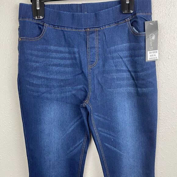 NWT Color 5 Denim Style Jeggings Size XL - Picture 2 of 7